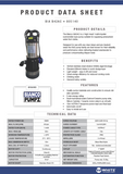 BIA-B42AC - Bianco Submersible Clean Water Pump 95L/min 32m  550W 240V