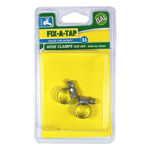 Fix-A-Tap Galvanised Hose Clamp 9-12Mm